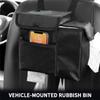 Car Trash Can With Paper Towel Holder, Multifunctional Hanging Foldable Waterproof Car Trash Can, Car Storage Bag