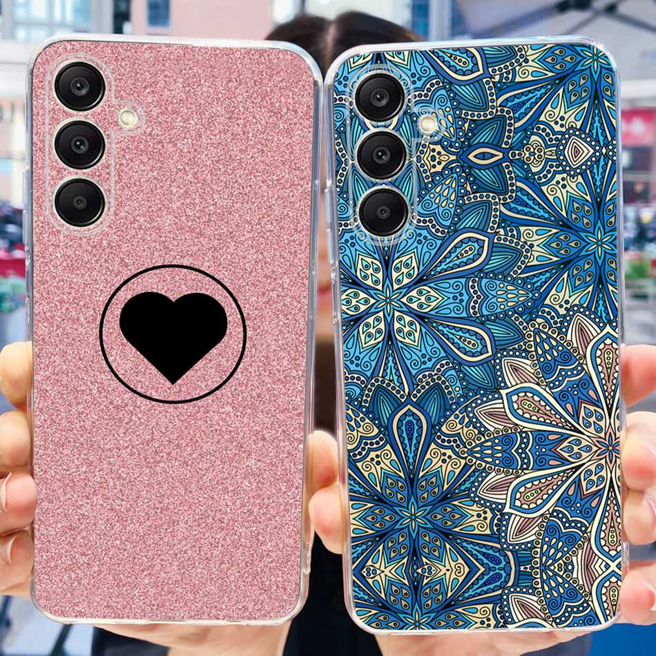 For Samsung Galaxy A25 Case Samsung A25 5G SM-A256B 2023 Elegant Printing Soft Silicone TPU Slim Phone Back Cover