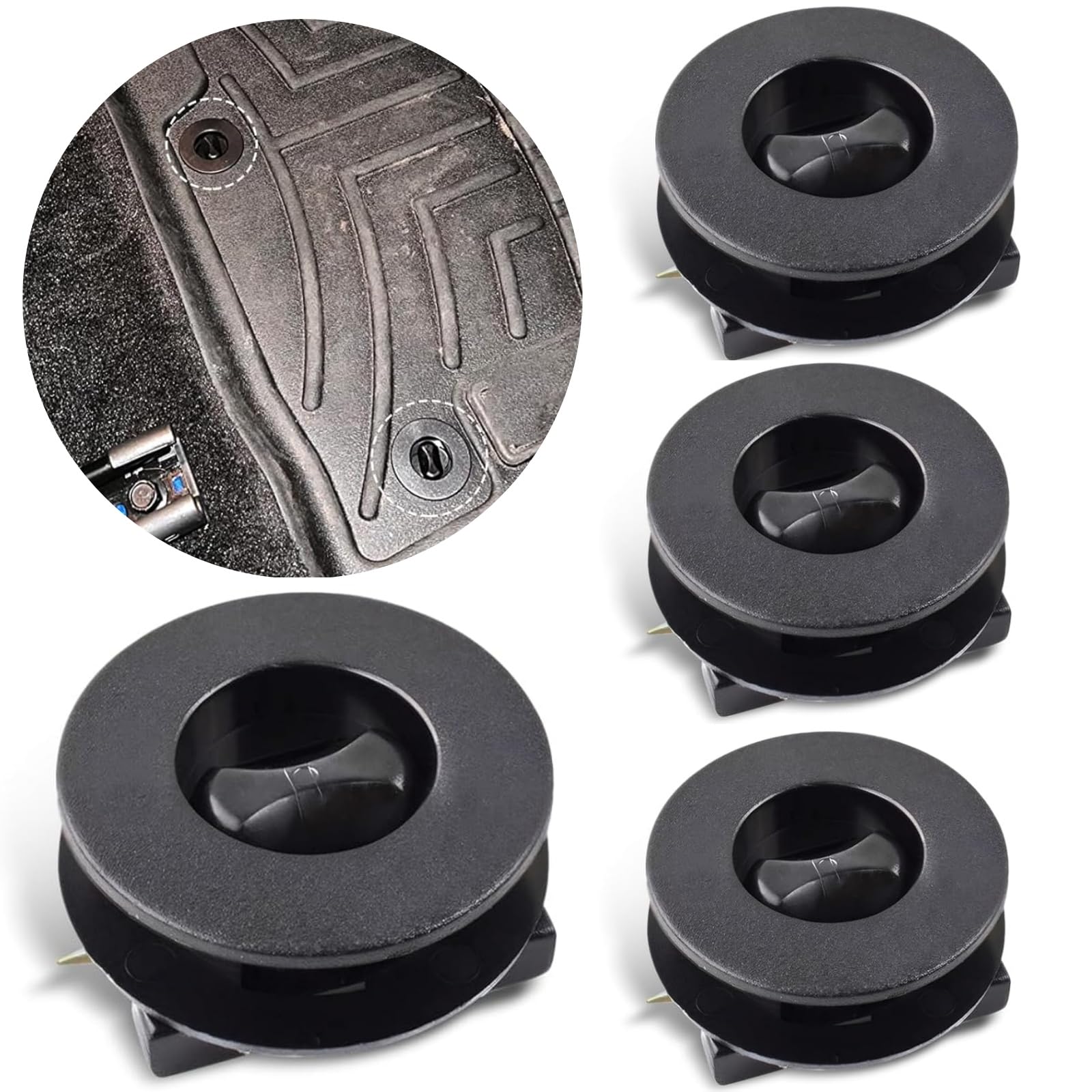 

Автомобильные коврики Фиксирующие клипсы Набор из 4 шт. Универсальные Автомобильные Противоскользящие Коврики для пола Ковер