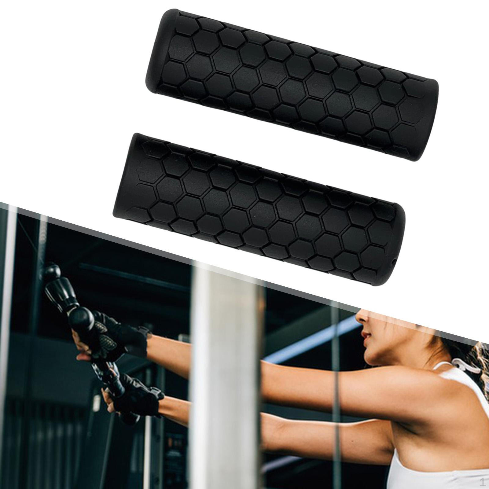 

2Pcs Fitness Resistance Band Handle Grips Workout Accessories Replacement Heavy Duty Gym Attachments