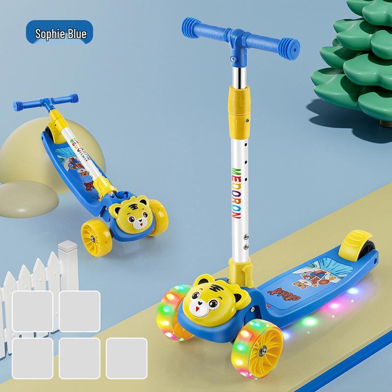 3-in-1 Children's Scooter with Seat for Ages 1-12, Suitable for Boys and Girls