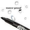 6/10 PCS Permanent Marker Pen Manga Drawing Markers Black Blue Red Waterproof Ink Sketch Pens Stationery Art School Supplies