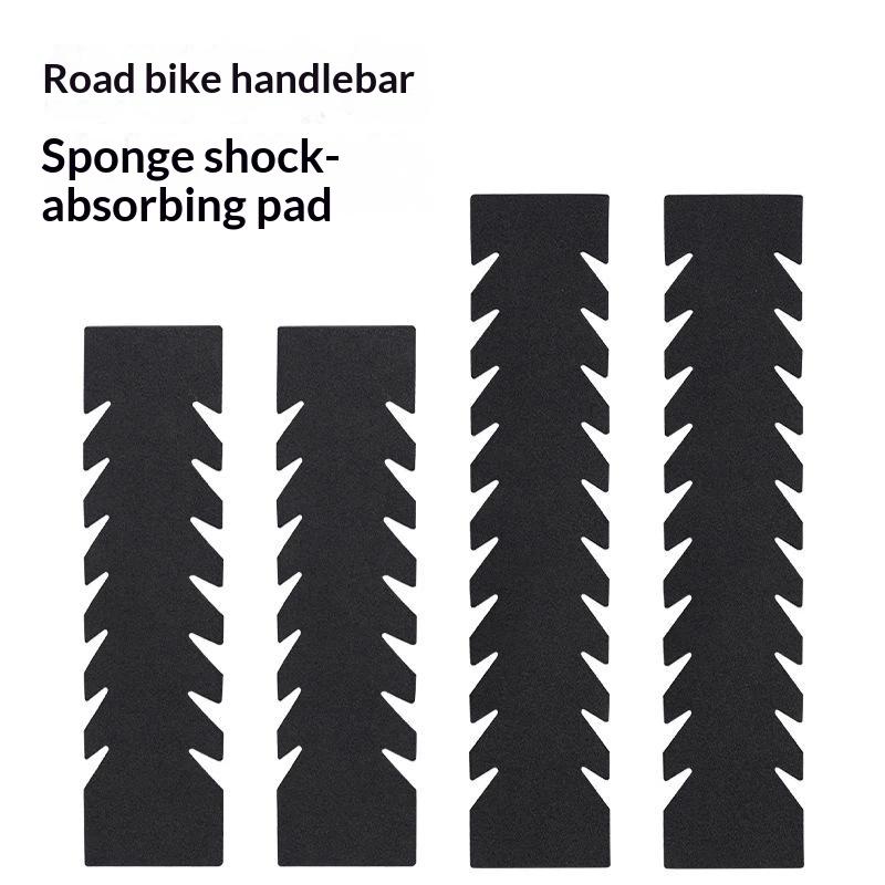 4Pcs Road Bike Handlebar Tape Anti Shock Absorption High-Elasticity Eva Pad Insert Bar Tapes Bicycle Accessories Cycling Parts