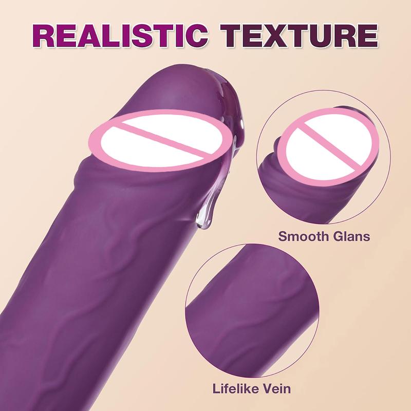 Telescopic Large Dildo Vibrator 10 Vibration 3 Thrusting Realistic Dildos Vagina Massager G Spot Clit Anal Sex Machine for Women