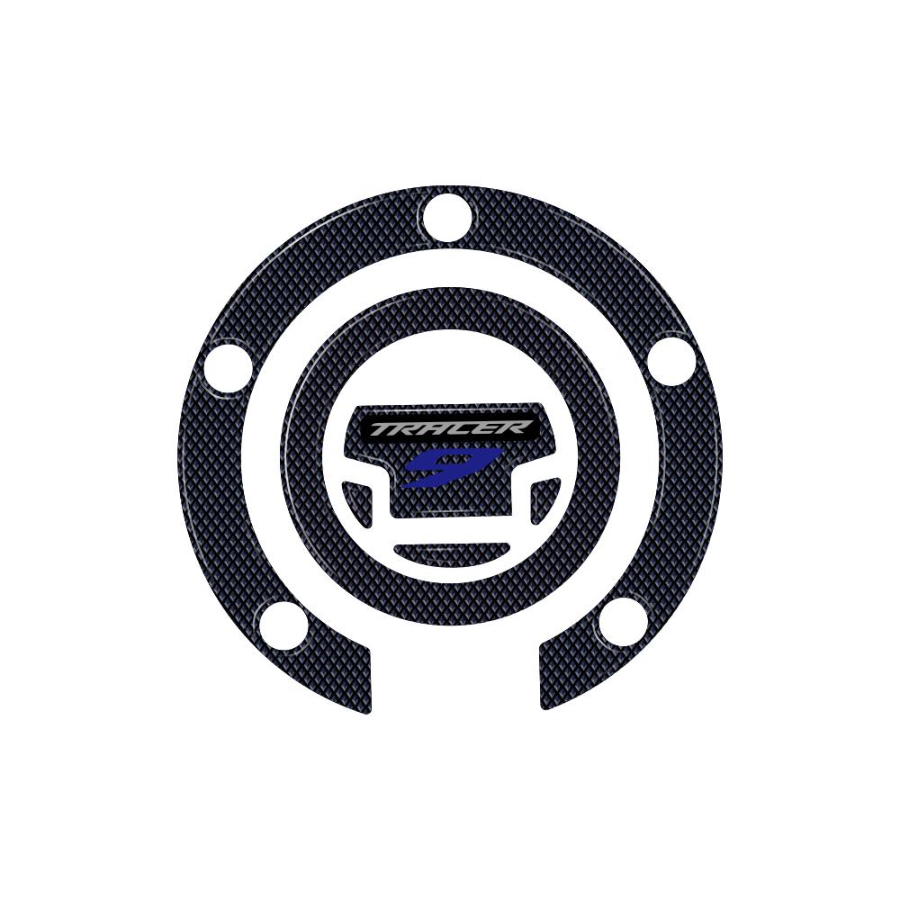 For YAMAHA TRACER 9 TRACER 9 GT  TRACER 900  Motorcycle 3D Carbon Fiber Fuel Tank Cover Pad Body Parts Protection