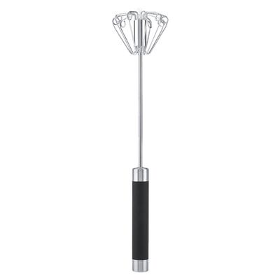 Edelstahl Anti rost Langlebig Drehbare Manuelle Schneebesen Schneebesen