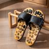 Massage Stone Shoes Acupressure Massage Slippers With Natural Stone Therapeutic Reflexology Sandals For Foot Acupoint Massage