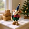 Christmas Figurine Ornaments Santa Claus Snowman Elk Standing Figurine Adjustable Flexible Home Hotel Shopping Mall Decor Xmas G