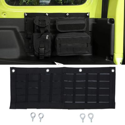 Πολυλειτουργικό Κάλυμμα Αποσκευών Πίσω Πορτμπαγκάζ Σκίαστρο Φορτίου Δίχτυ Αποσκευών Κάλυμμα Φορτίου Τσάντα Αποθήκευσης για Jimny JB64 JB74 Ύφασμα Oxford