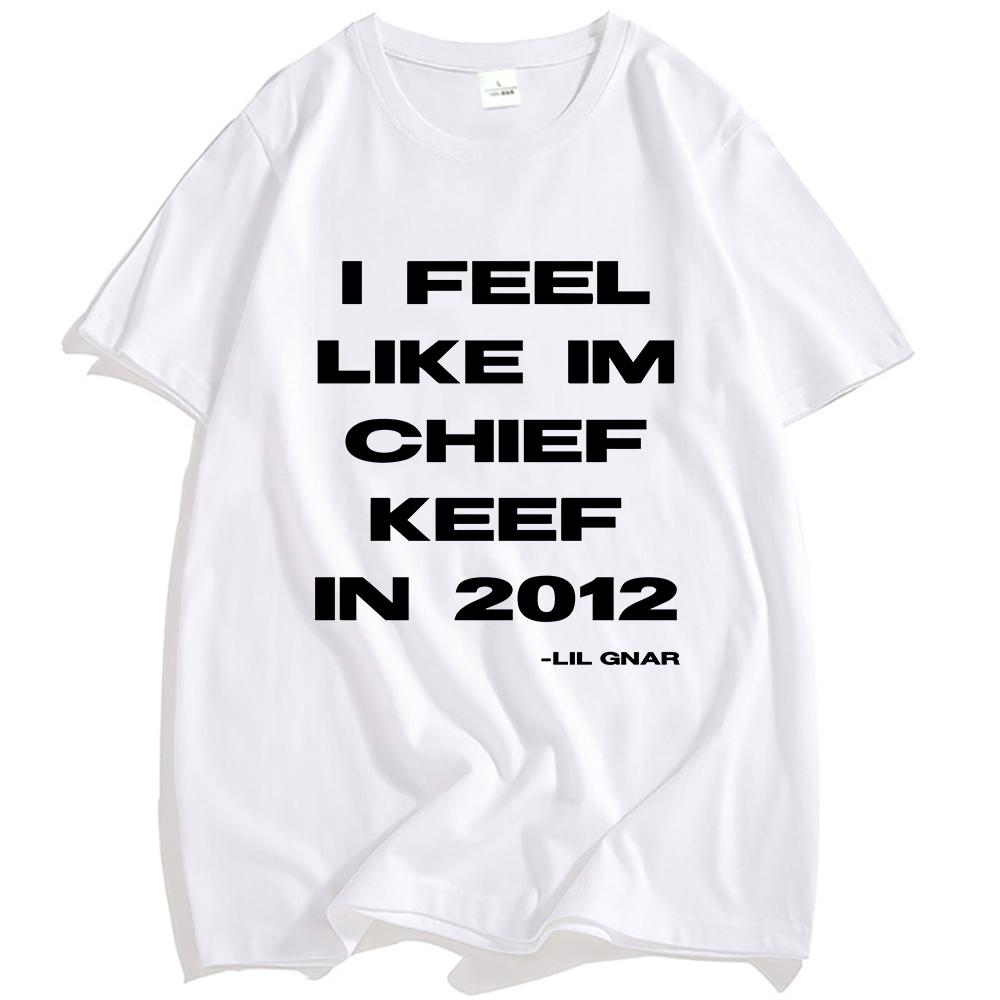 

Мне нравится Футболка CK 2012 Chief Keef Рэпер Мода Футболка Унисекс Уличная Одежда Хлопок Короткий Рукав Свободная Мужская Футболка Повседневная Рубашка XS