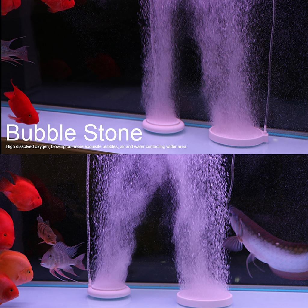 Aquarium NM   Bubble Stone Plate Disk Fish   Hydroponic Pump    stone Diffuser without   Pipe
