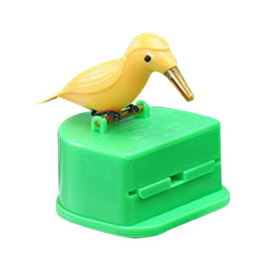 Talos Smart Press Type Bird Shape Toothpick Holder Box Dispenser Dinning Table Gadget