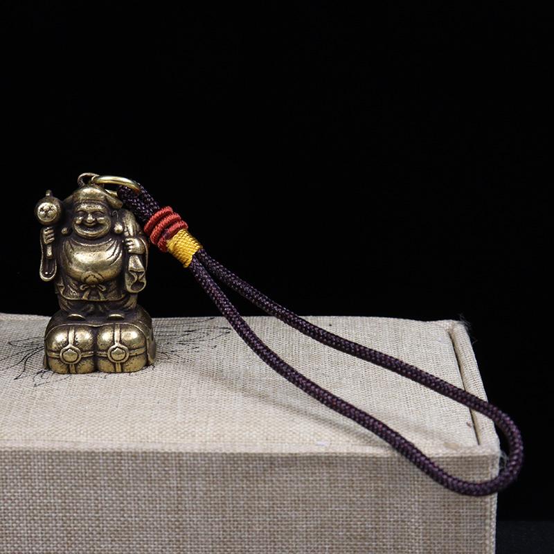 Copper Japan'S Black Sky God Of Wealth Desk Decorations Vintage Brass Home Decor Ornaments Crafts Vintage Handmade Figurines