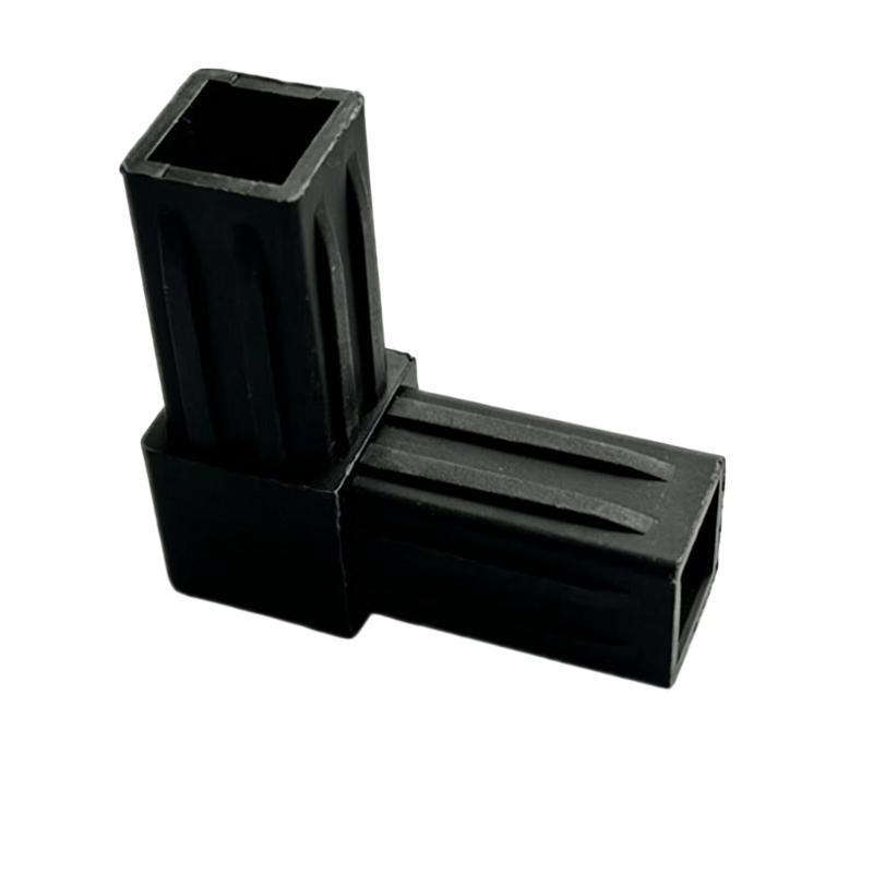 Multifunctionele 20x20mm Vierkante Buis Adapter Connector Accessoires Aluminiumlegering Elleboog Pijp Fitting Eenvoudig te Installeren
