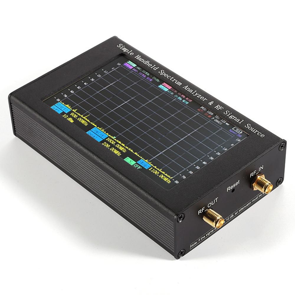 Analizor de spectru ZQ6 cu sursă de semnal de radiofrecvență și sursă de urmărire 35MHz-6000MHz Spectru cu ecran tactil de 4,3 inci