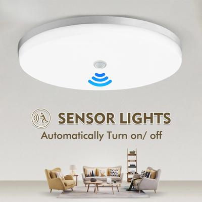 New Ceiling Lamp PIR Motion Sensor Ceiling Night Light 9/13/18/34/36W 110V/220V Room Hallway Kitchen Lighting Fixture