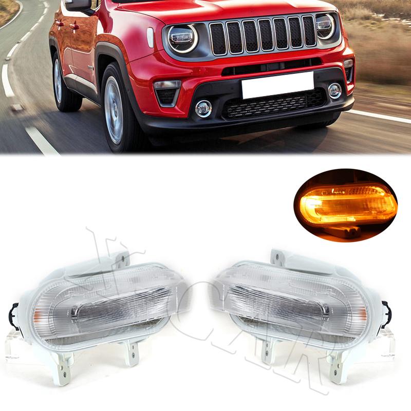Car Front Bumper Car Lights Driving Light Fog Lights Car Fog Lamp Day Light Headlight Fog light For Jeep Renegade 2019 2020