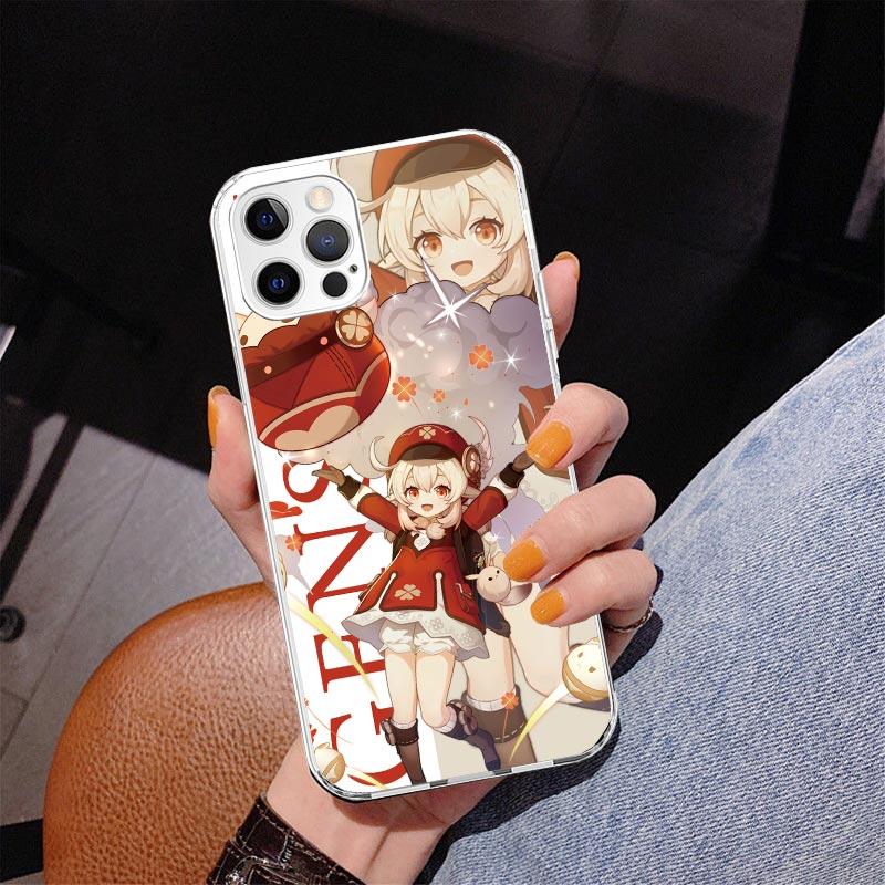 Genshin Impact Anime Phone Case For iPhone 17 Air 16 Pro Max 16E 15 + 14 Plus 11 12 13 Mini 7 8 SE Gift Print Cover Fundas 17 Ai