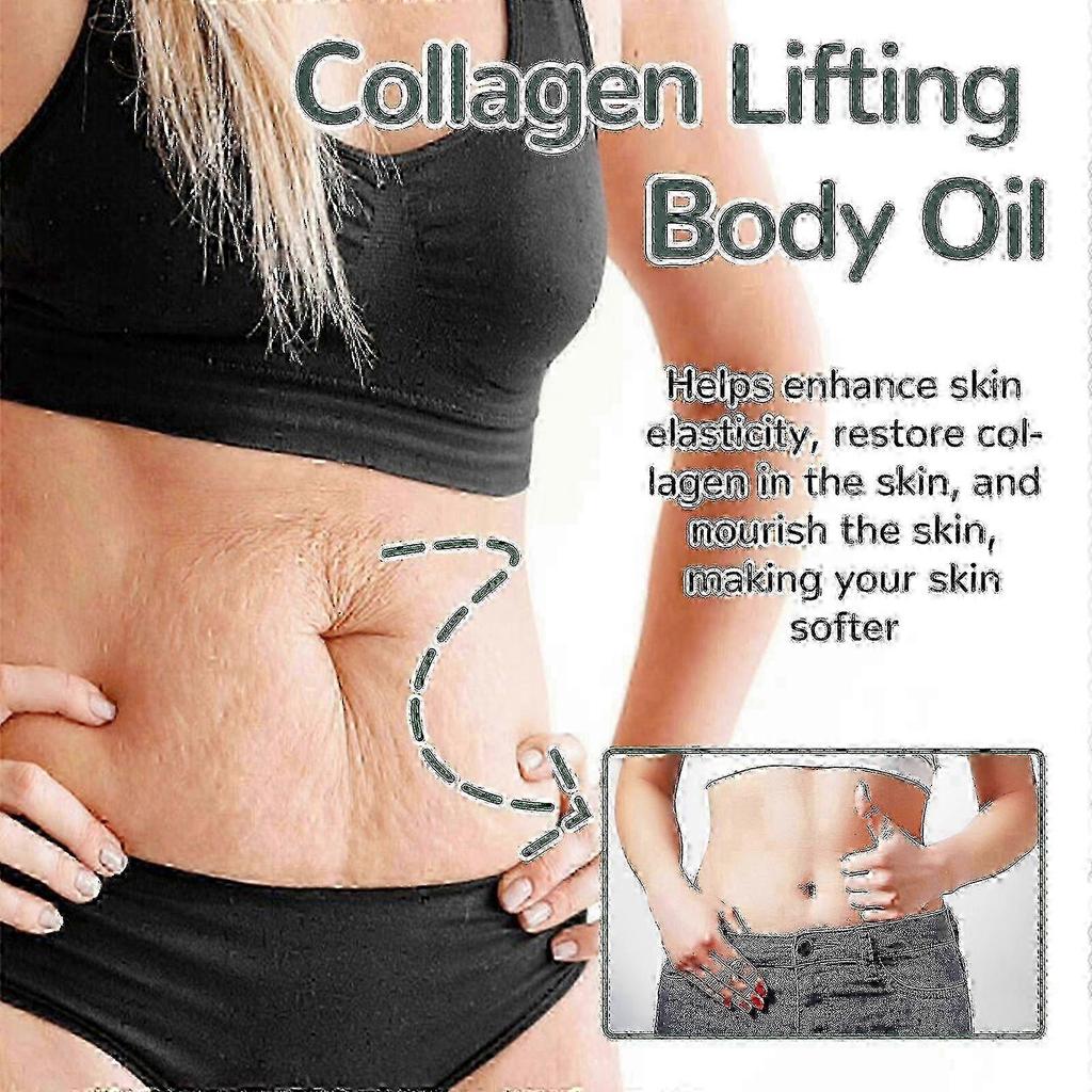 3x OceAura Collagen Firming Body Oil – Hydrating & Elasticity-Boosting Massage Oil for Smooth Skin