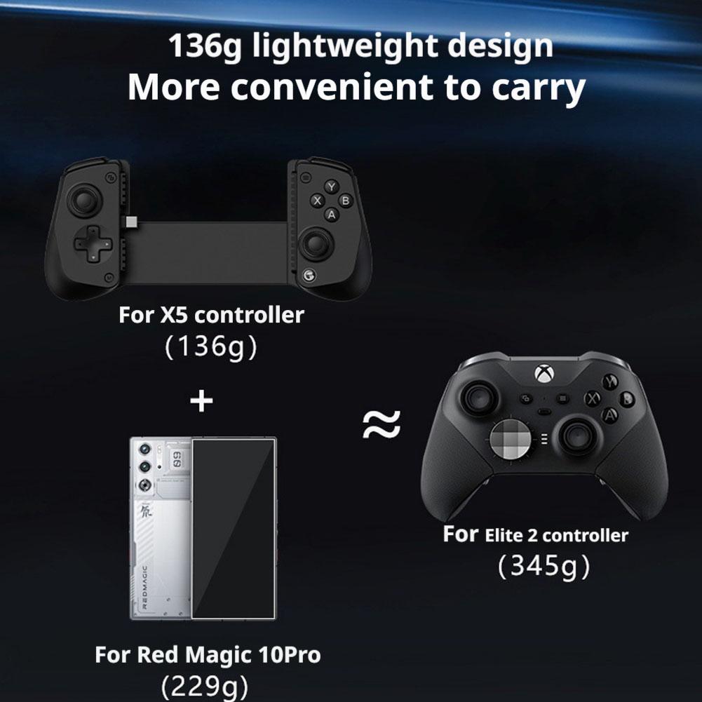 Stretching Game Controller IOS Android Type-C Mobile Game Controller Peripheral For Mobile Games