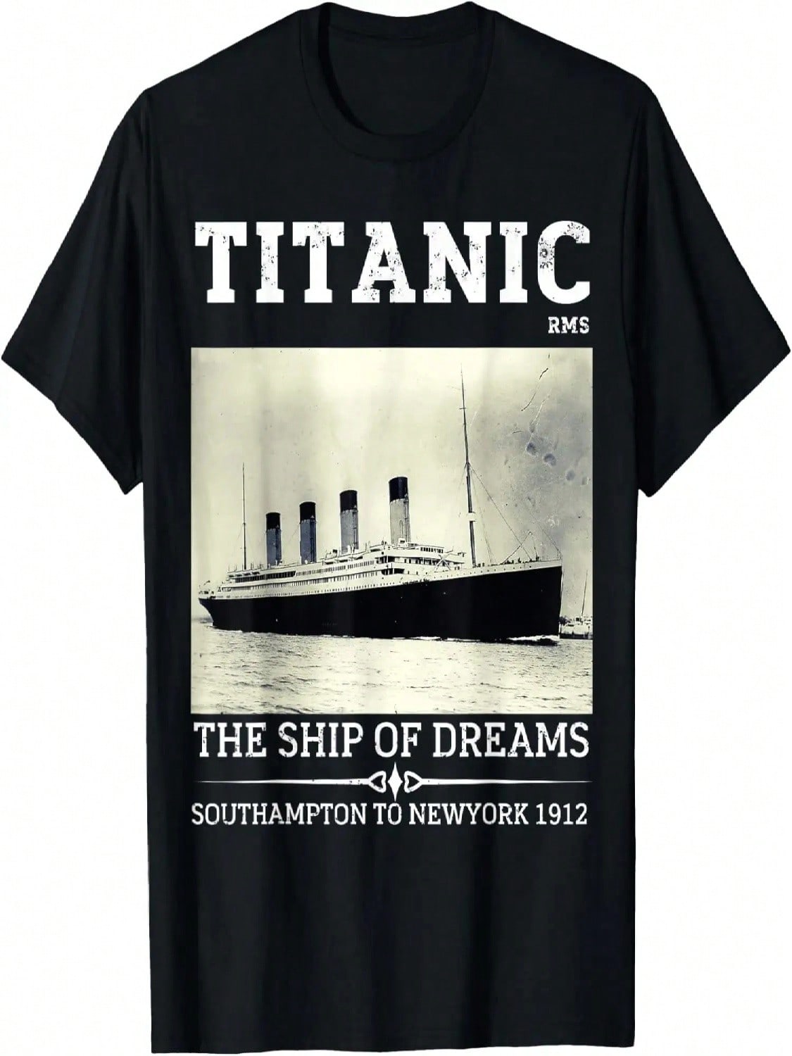Vintage Remembrance Day 1912, The Ship Of Dreams T-Shirt S разноцветный