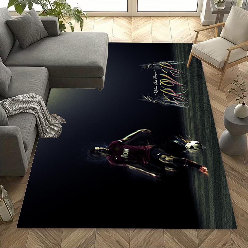 Football Player Action Floor Mat Design for Decorate room Foyer Balcony Bedrooms Anti-slip Rug Decorate Offices