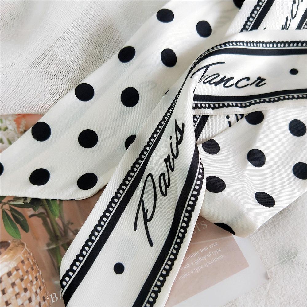 New Scarves Silk Scarves Women'S Spring And Autumn Season Long Decorative Professional Scarves Summer Thin Styles Paired With Shirts Stylish