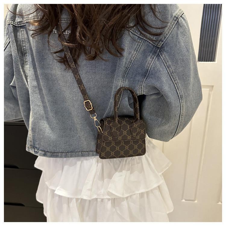Chic Street Style Pu Shoulder Bag Trendy Small Square Bag For Women 2024 New