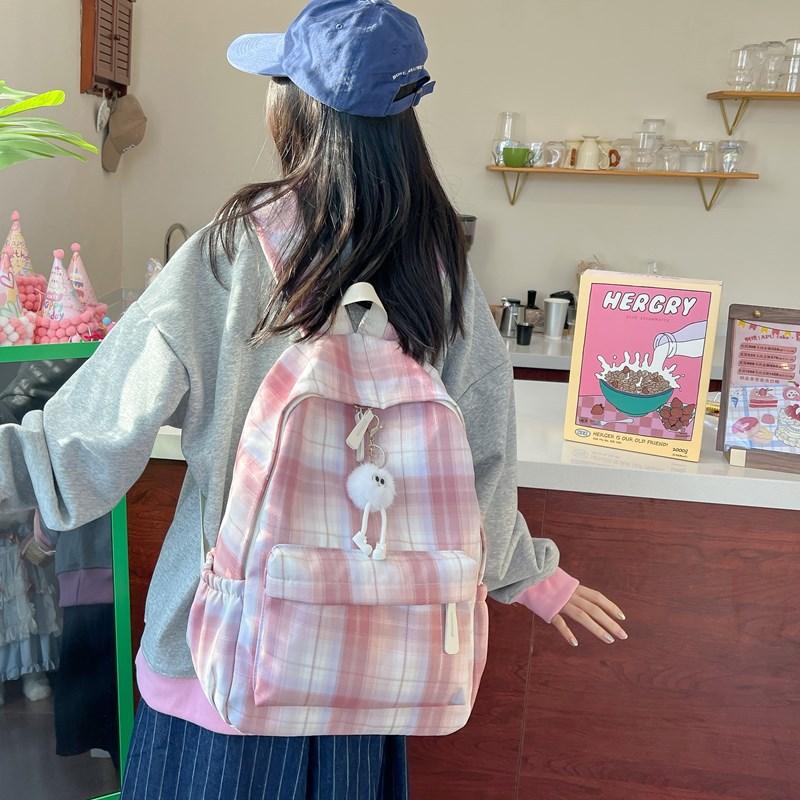 Schulsaison Schultasche Damen Japanischer Literaturstil Unterrucksack Oberstufenschüler Mittelschüler Vielseitiger Rucksack Reisetasche
