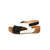 European, American Roman sandals women's new muffin bottom Velcro breathable open-toed beach sandals women in summer 2025