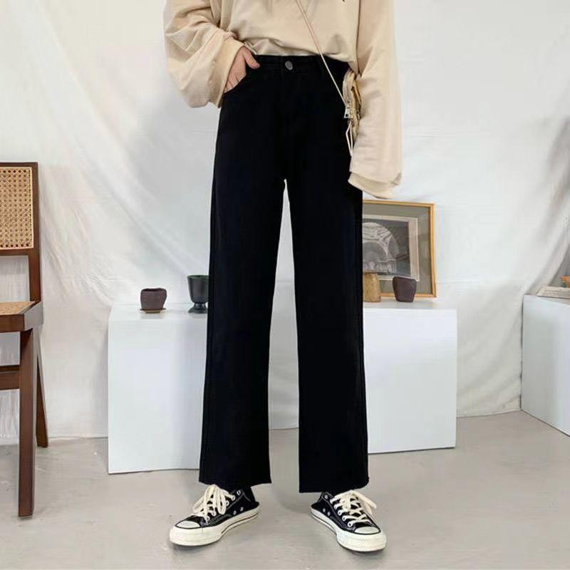 Straight Leg Jeans for Women High Waist Trend Denim Pants Mom Jean Baggy Pants Casual Comfort Trousers Oversize