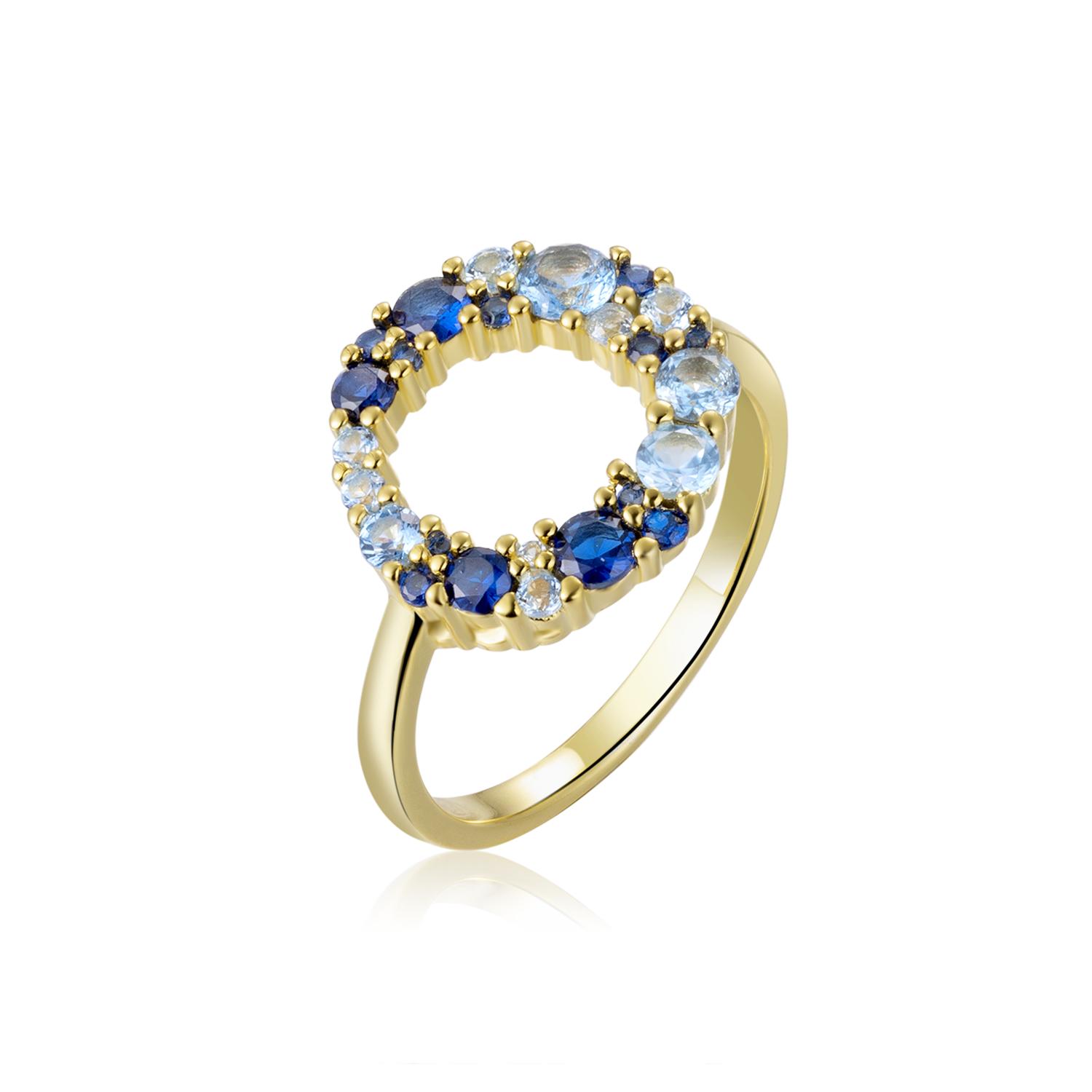 

ANDYWEN новое кольцо из стерлингового серебра 925 пробы, лучшее счастливое синее кольцо Ciecle 2023, синий фианит с цирконием, ювелирные изделия, подарок для женщин 8