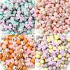4/26/30/52PCS Easter bunny silicone beads, suitable for bracelets, keychains, lanyards, pen accessories, holiday accessories