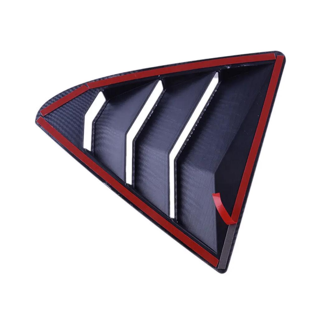 For Lexus IS300 IS250 200t 2013-2019 Car Rear Louver Window Side Shutter Cover Trim Sticker Vent Scoop ABS Carbon Fiber Auto