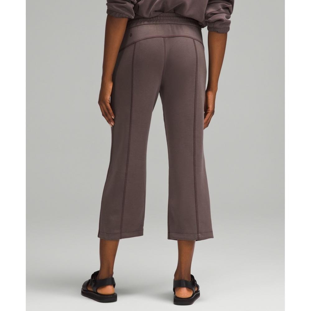 Lululemon Softstreme High Rise Straight Leg Cropped Pant Espresso