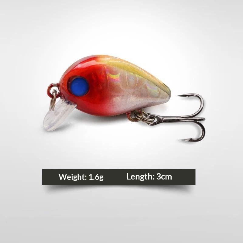 

5.8Cm 6G Fishing Lures Sinking Micro Minnow Wobbler Artificial Hard Bait Fishing Accessories Mini Stream Bass Bait