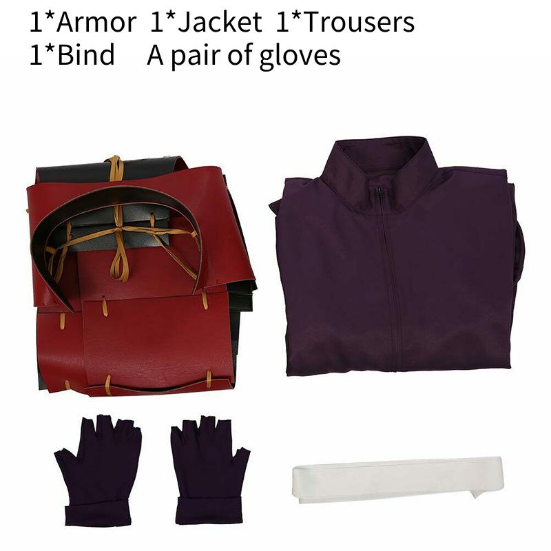 

Madara Uchiha Naruto Cosplay Costume Polyester Fabric Ninja Suit For Anime Fans S