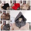 Thickened Winter Balaclavas Cap Hood Pullover Cap Beanies Hat Knitted Neckerchief  Riding