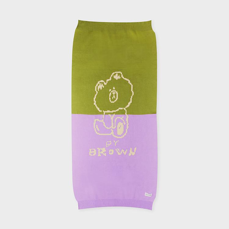 

Line Friends Made by Brown Knit Blanket