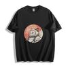 Japanese Astronaut Cat ''Good Fortune'' Graphic T-Shirt