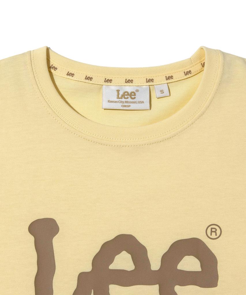 LEE Woman Big Twitch Logo T-Shirt Lemon