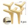 4pcs DIY Replacement Sofa Feet Metal Legs for Furniture Modern Triangle Feet Cabinet Couch Chair Heavy Duty Cabinet Couch Legs
