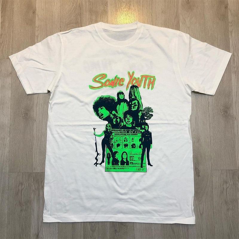 Sonic Youth Rock Punk Bands High Street Fg Streetwear Shortsleeved Tshirt