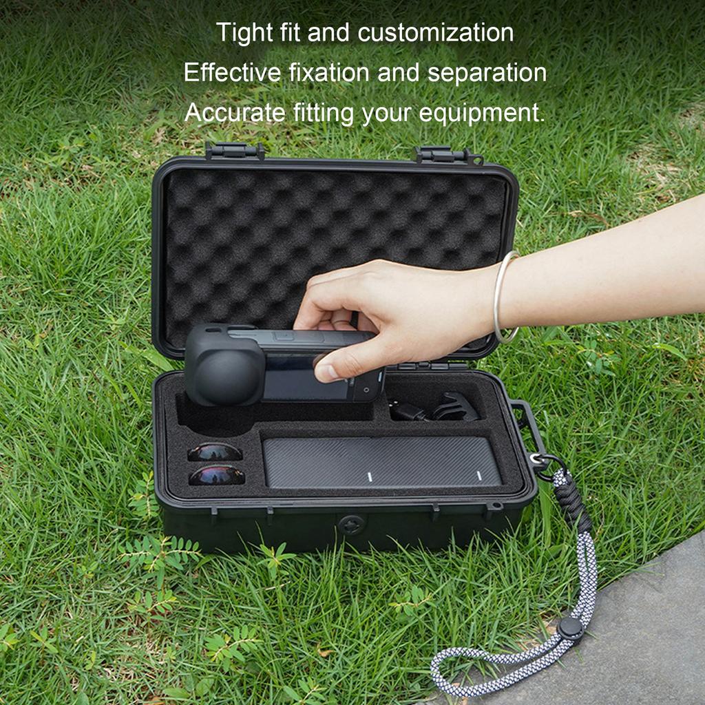 Action Camera Carrying Case Carrying Case Fit for INSTA360 X5 Camera Water Proof Shock Proof PP Portable Protective Case