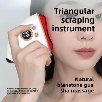 Bianshi Scraping Board Facial Lift Beauty Hot Compress Plucking Tendons Whole Body Universal Scraping Instrument Massager Cross-border