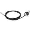 Fitness-Kabel Stahlseil für Heim-Fitnessstudio Seilzugsystem 2,5 m