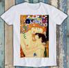 Gustav Klimt Mother  Child Nursery Decor Music Funny Gift Tee T Shirt M1707