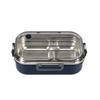 Stainless Steel Insulated Lunch Box Student School Lunch Box Tableware Bento Food Container Storage Breakfast Boxes Plastic Drop