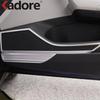 For Volkswagen VW T-cross Tcross 2018-   Steel Car Inner Door Audio Speaker Cover Trim Loudspeaker Frame Accessories