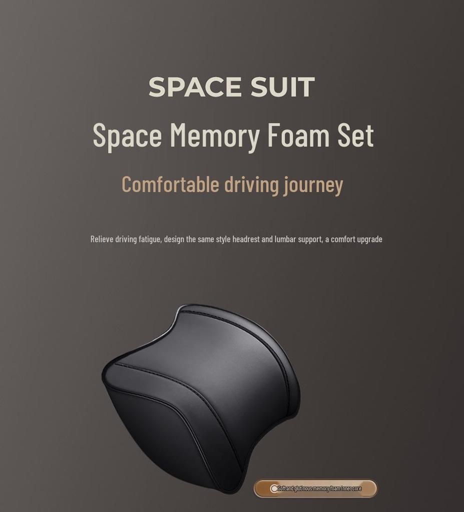 Full Leather Backrest Seat Cushion for Cars - Customizable, Full Surround, and Separate Type
